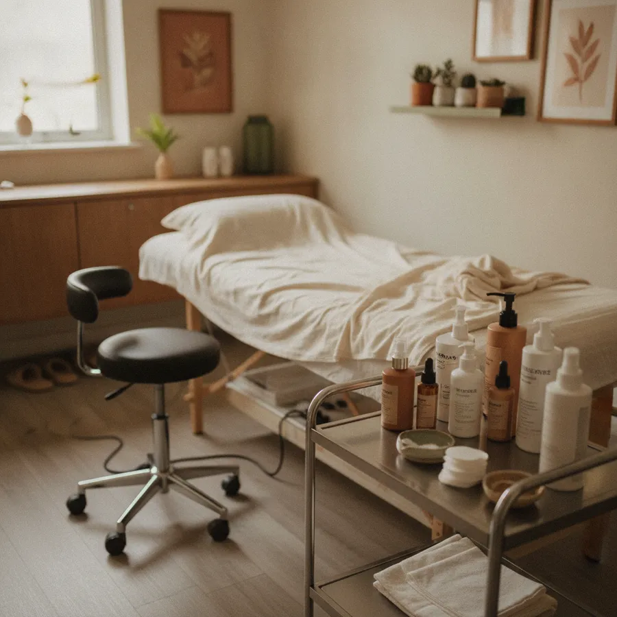 Sala de tratamiento de un medspa